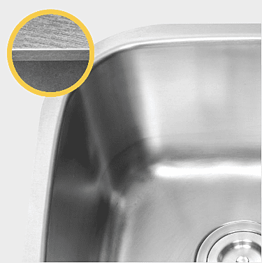 かにざれす Large Single Bowl - 18g HZ Series, Nested